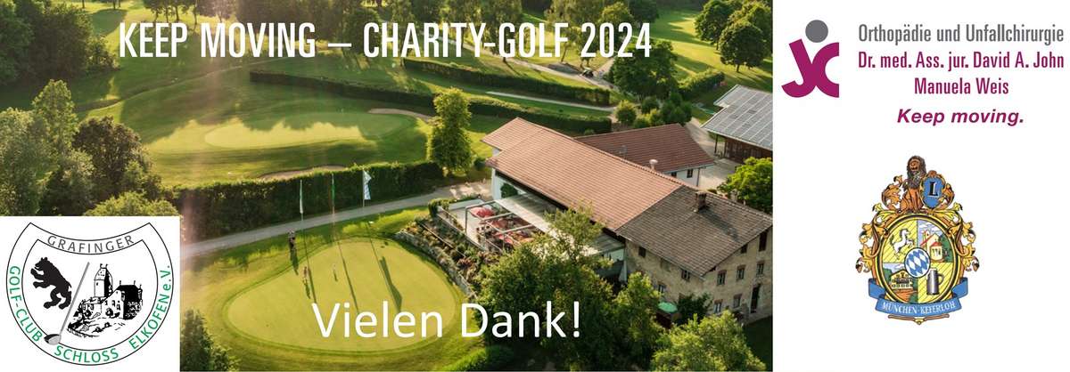 Vielen Dank für ein erfolgreiches Golfturnier - 80 Golfer spielen im Dart den Sieger aus.
